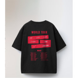 CAMISETA BTS WORLD TOUR (NEGRA)