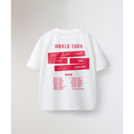 CAMISETA BLANCA BTS WORLD TOUR