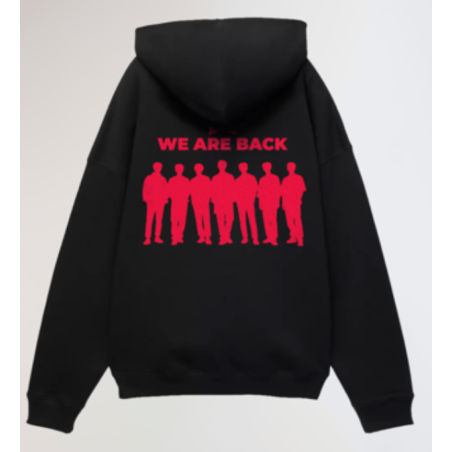 SUDADERA BTS WE ARE BACK NEGRA