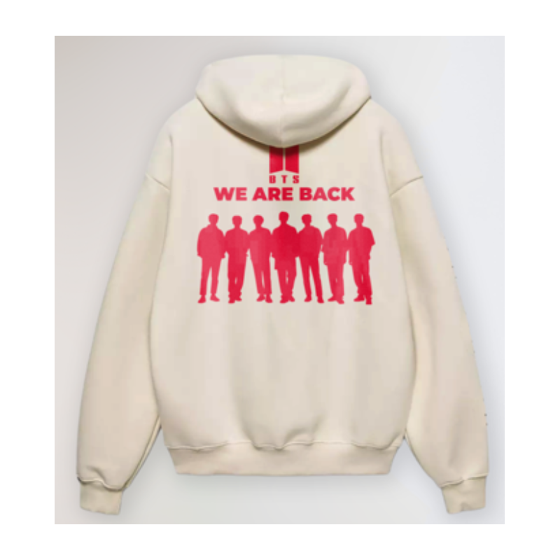 SUDADERA BEIGE BTS L