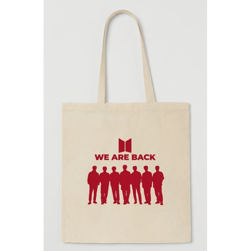 Totebag BTS We are back