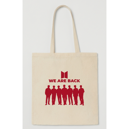 Totebag BTS We are back