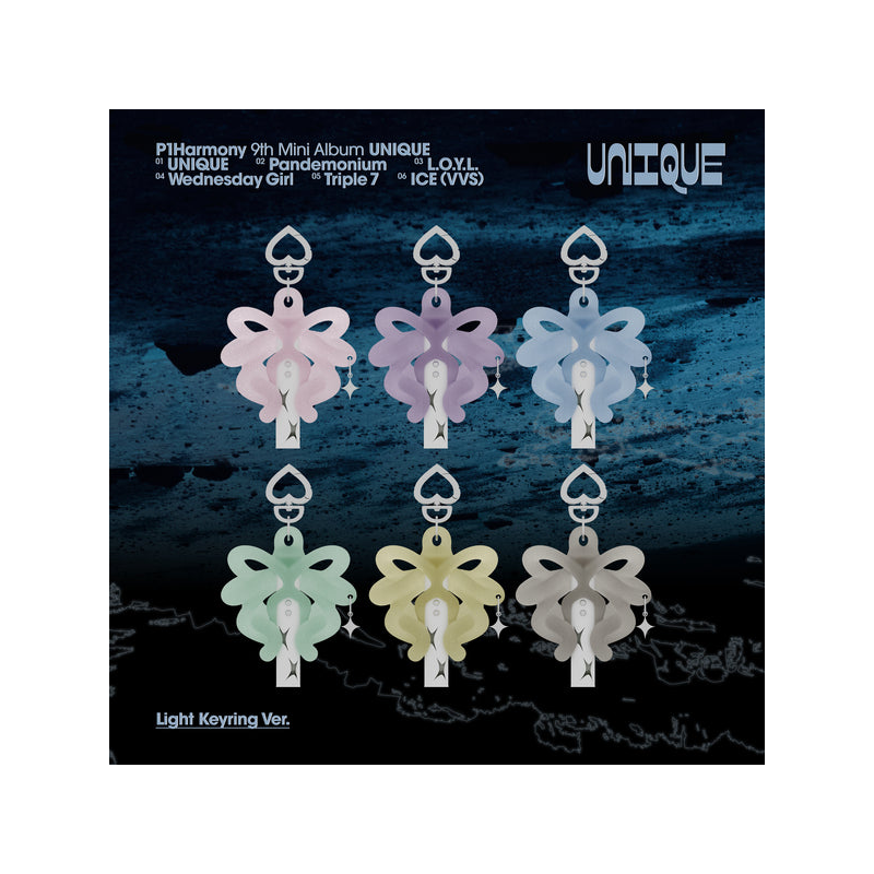 (PRE-ORDER) P1HARMONY - UNIQUE (LIGHT KEYRING)
