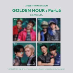 (PRE-ORDER) ATEEZ - GOLDEN HOUR : Part.5 (Digipack Unit Ver)