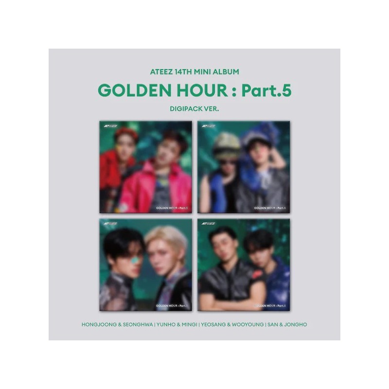 (PRE-ORDER) ATEEZ - GOLDEN HOUR : Part.5 (Digipack Unit Ver)