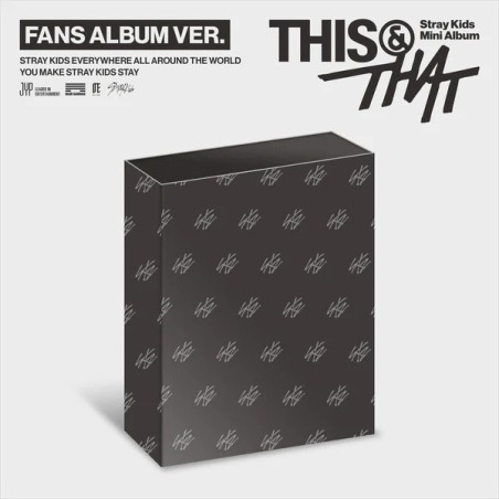 (PRE-ORDER) STRAY KIDS - THIS & THAT (FANS VERSION)