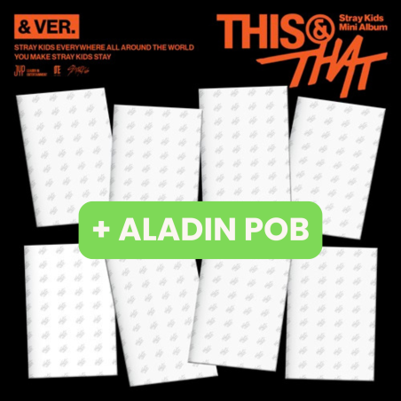 (+POB ALADIN ) (PRE-ORDER) STRAY KIDS - THIS & THAT  (& VER.)