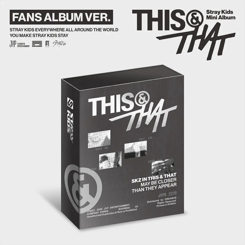 (PRE-ORDER) STRAY KIDS - THIS & THAT (FANS VERSION)
