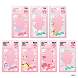 BT21 OFICIAL PHOTOCARD FRAME - CHERRY BLOSSOM