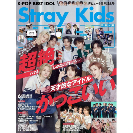 K-POP BEST IDOL (JUNIO) - STRAY KIDS (REVISTA JAPONESA)