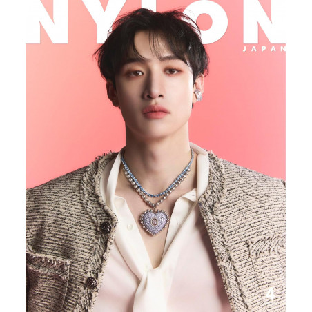 BANG CHAN: DOUBLE SIDE COVER NYLON - JAPAN MAGAZINE 2024 APRIL ISSUE