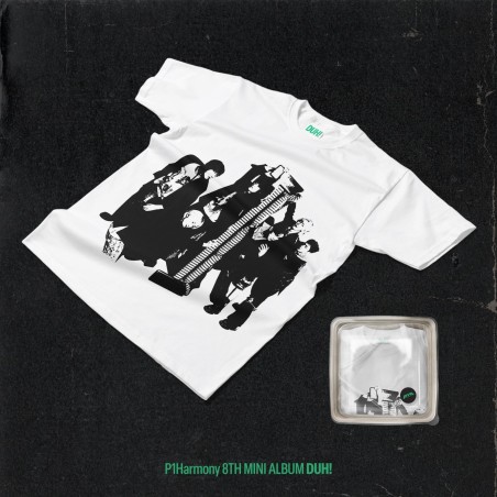 (PRE-ORDER) P1Harmony - DUH! - Plain White T ver