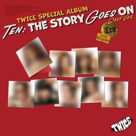 (PRE-ORDER)  TWICE – TEN: The Story Goes On (Cast version)
